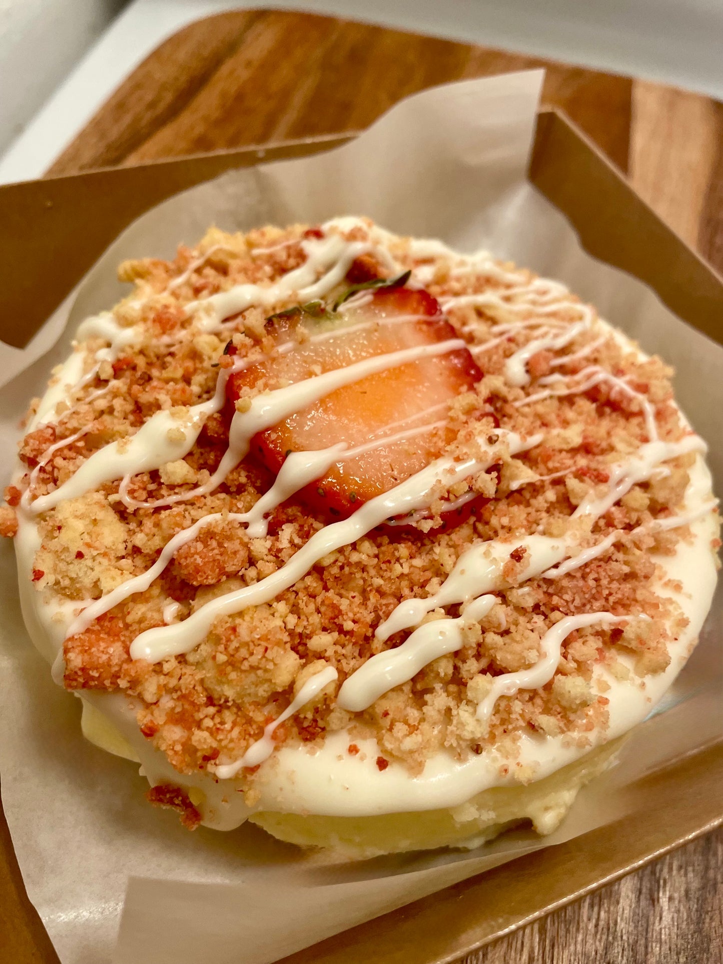 Strawberry Crunch Cheesecake