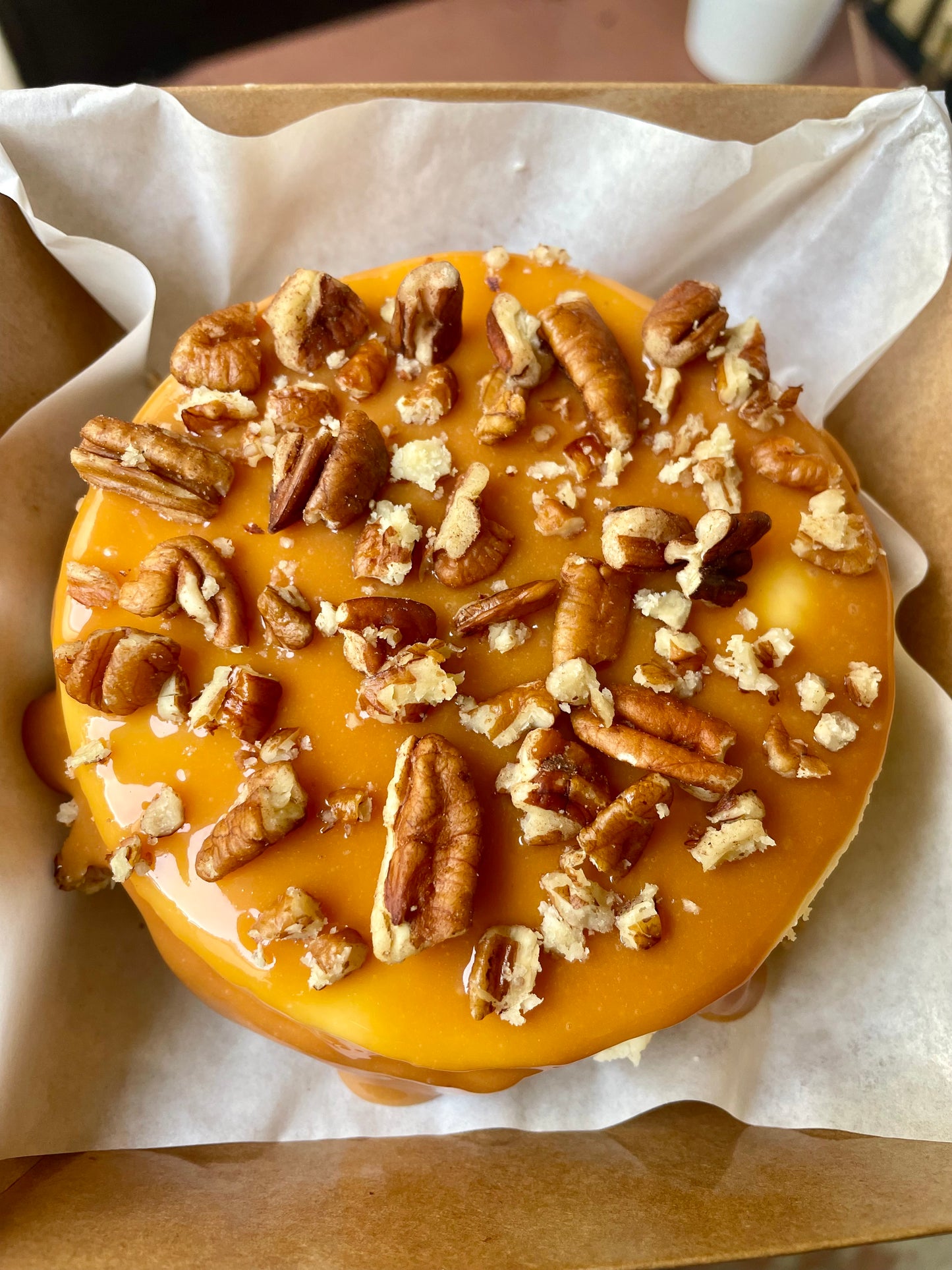 Caramel Pecan Cheesecake